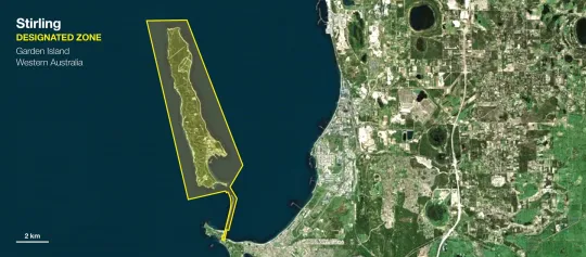 Map of HMAS Stirling