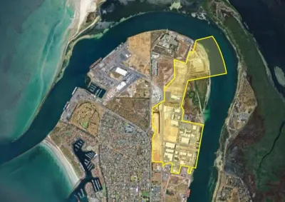 Osborne Designated zone depicted by yellow highlighted area on map
